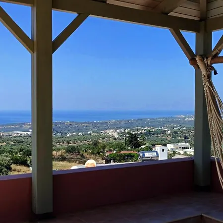 Sunset With Stunning Sea View, Kids Area And Hammocks On Roof Terrace * Agia Triada